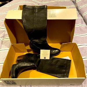 Frye Black boots Size 9.5 (wore twice)